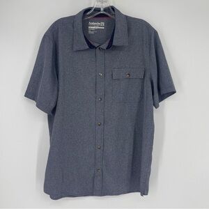 Avalanche Outdoor Supply Co Gray Button Up Casual Shirt Size Large